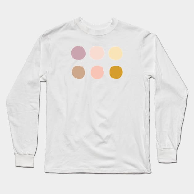 color palette Long Sleeve T-Shirt by littlemoondance